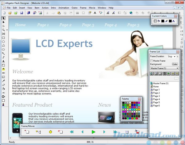 Alligator Flash Designer