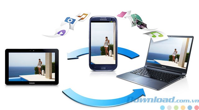 Chia sẻ màn hình thiết bị với AllShare