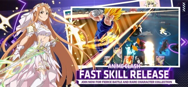 Allstar Alliance cho bạn tham gia vào cuộc đụng độ anime, giải phóng kỹ năng nhanh chóng