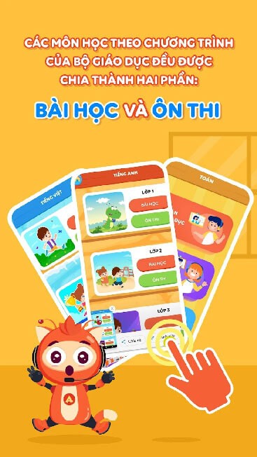 Các môn học theo chương trình Bộ Giáo dục