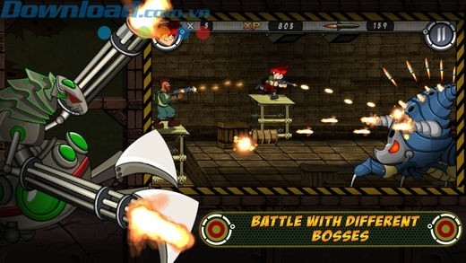 Đánh bại vô số con boss mạnh mẽ và dai sức