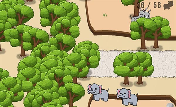 Cha mẹ và các bạn nhỏ cùng nhau xây dựng, khám phá công viên trong game Alpha Zoo