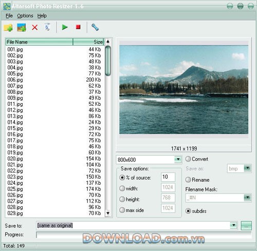 Altarsoft Photo Resizer