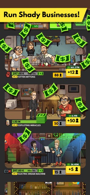 Điều hành các cơ sở kinh doanh của Shady