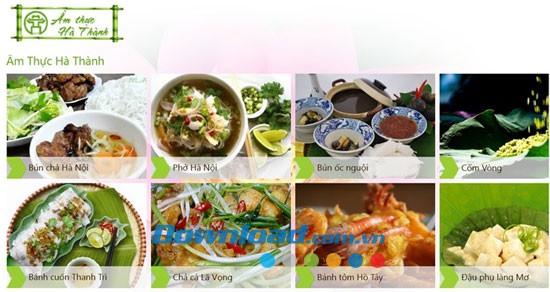Ẩm thực Hà Nội for Windows 8