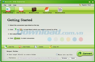 Amacsoft ePub Converter
