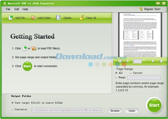 Amacsoft PDF to ePub Converter