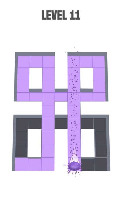 Vuốt để lăn trái bóng theo mọi hướng