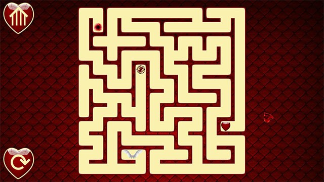 Hoàn thành nhiệm vụ đưa trái tim ra khỏi mê cung