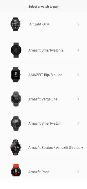 Amazfit Watch hỗ trợ tất cả đồng hồ thông minh Amazfit