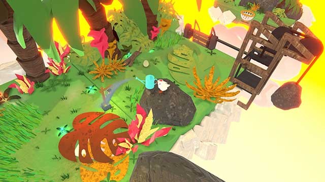 Môi trường chơi dựa trên cơ chế vật lý thú vị, nơi trọng lực là kẻ thù của bạn