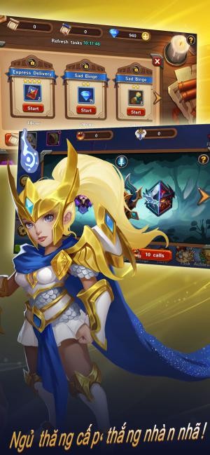 Tự động chiến đấu và thăng cấp