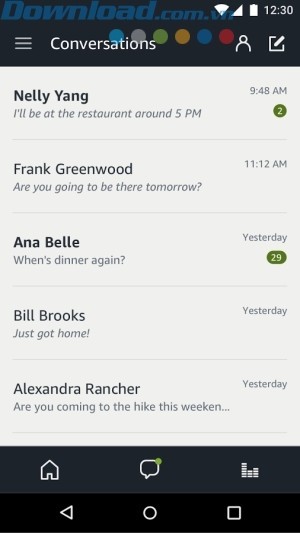 Hiển thị số lượng tin nhắn chưa đọc ở mỗi cuộc trò chuyện