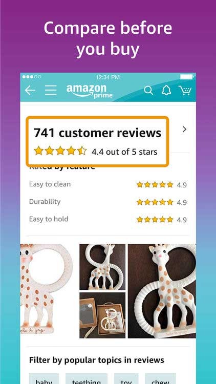 So sánh giá cả trước khi mua