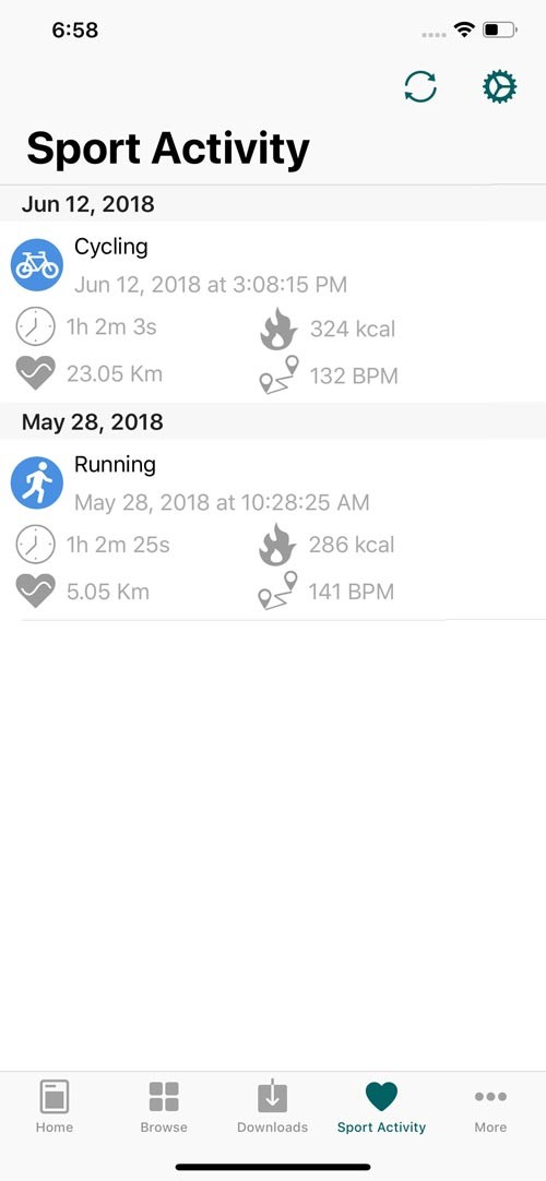 Theo dõi hoạt động thể dục thể thao