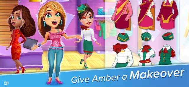 Chọn đồng phục tiếp viên hàng không cho Amber từ những thiết kế của Angela