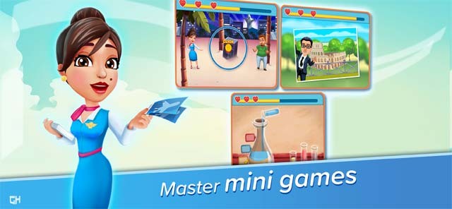 Chinh phục các mini-game tuyệt hay trong Amber's Airline - 7 Wonders