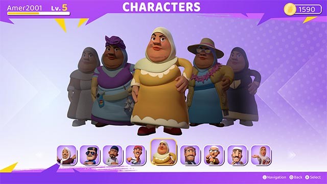 Lựa chọn nhân vật với diện mạo, cá tính và kỹ năng khác nhau