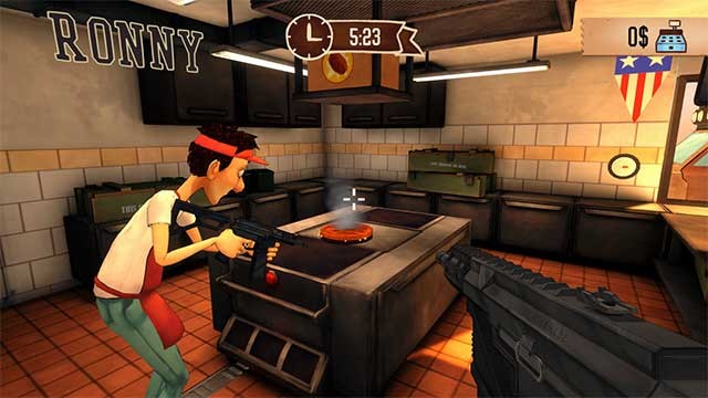 Trải nghiệm nấu ăn bằng súng độc đáo trong American Cooking Simulator: Multiplayer