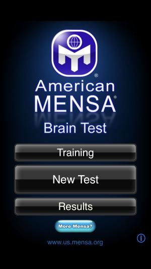 American Mensa Brain Test là game test IQ từ tổ chức những người thông minh nhất thế giới Mensa
