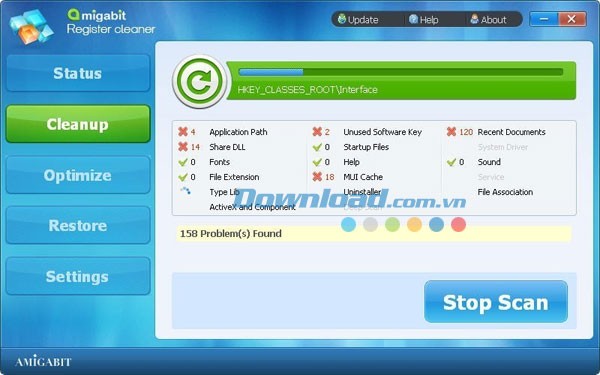 Amigabit Registry Cleaner