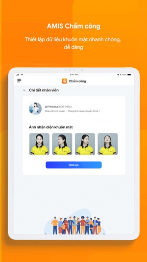 Thiết lập dữ liệu khuôn mặt