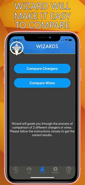 Dễ dàng so sánh thông qua wizard