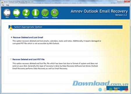 Amrev Outlook Email Recovery