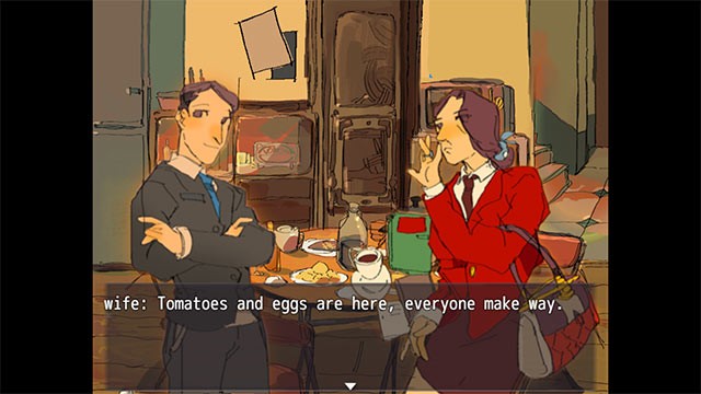 Cốt truyện tiến triển theo cuộc hội thoại và khám phá của người chơi