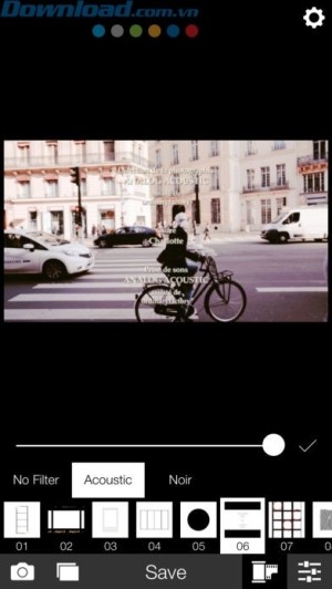 Bộ lọc ảnh mang phong cách Acoustic