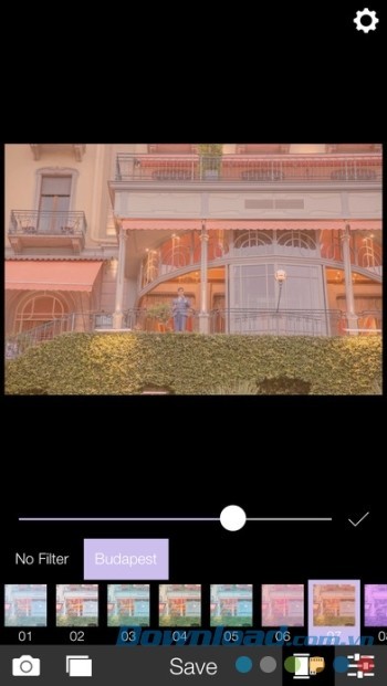 Bộ lọc ảnh thành phố tuyệt đẹp trong Analog Budapest