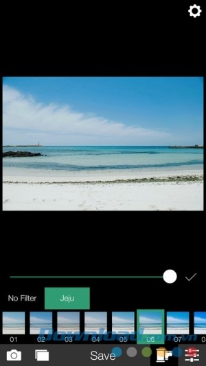 ứng dụng chụp ảnh Analog Jeju cho iOS