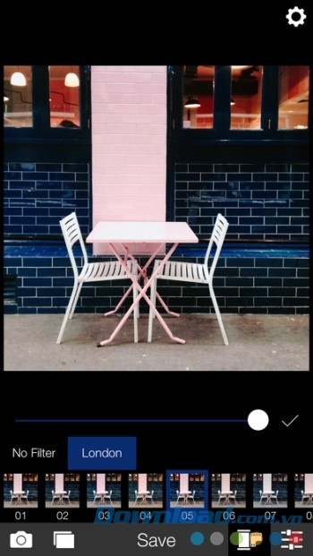 Bộ lọc ảnh phim phong cách thành phố Luân Đôn