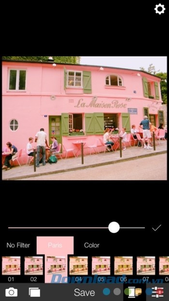 Chỉnh sửa ảnh miễn phí với Analog Paris