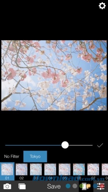 Ứng dụng chỉnh sửa ảnh Analog Tokyo