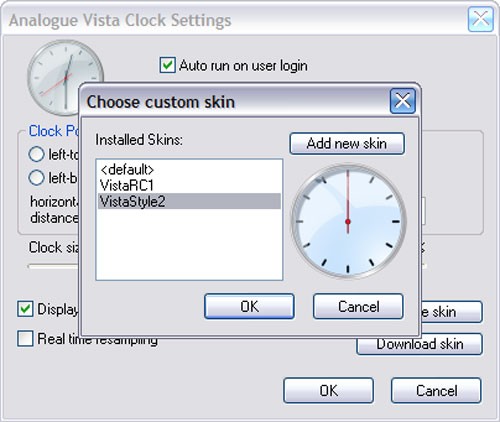 Analogue Vista Clock