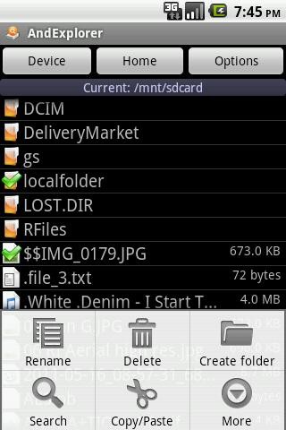 AndExplorer for Android