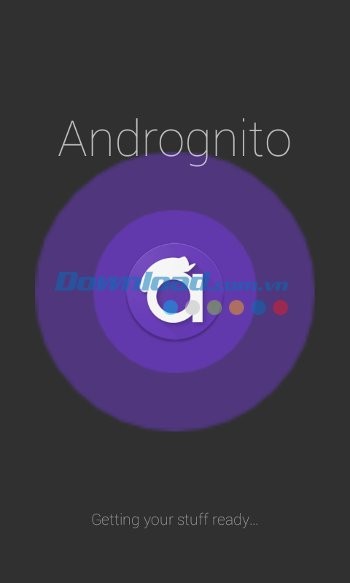 Giao diện khởi động của Andrognito 2