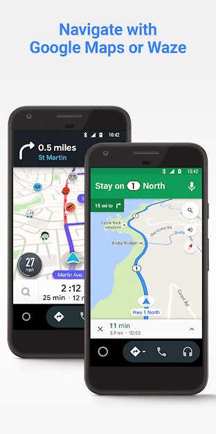 Tìm đường đi trên Google Maps hoặc Waze dễ dàng thông qua Android Auto