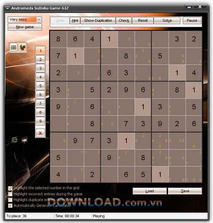 Andromeda SuDoKu Game
