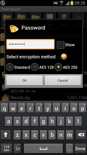 AndroZip Root File Manager for Android