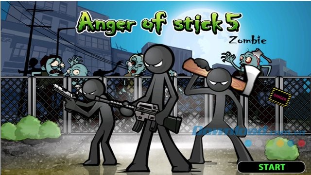 Giao diện game Anger of Stick 5 trên Android