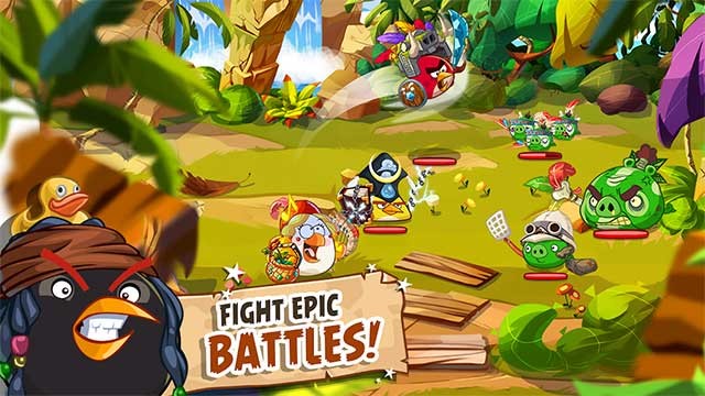 Tham gia những trận chiến sử thi trong Angry Birds Epic for Android