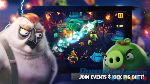 Angry Birds Evolution cho iOS tổ chức thường xuyên nhiều sự kiện hấp dẫn