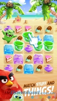 Angry Birds Match cho Android có gameplay match 3