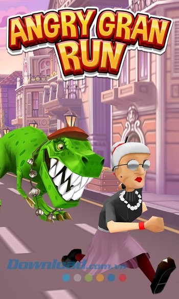 Thử thách trong game Angry Gran Run