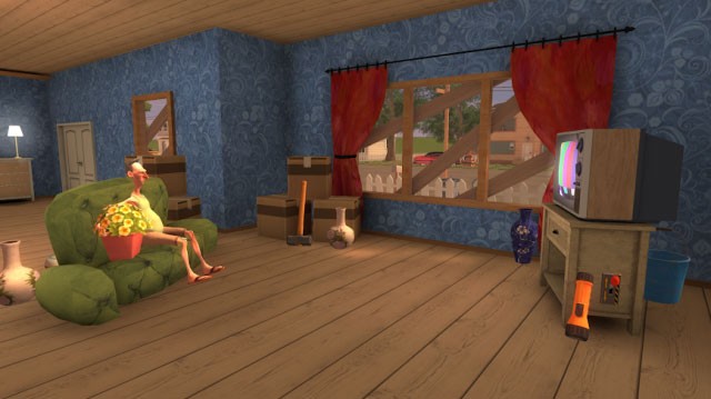 Khám phá bí mật của gã hàng xóm trong game Angry Neighbor