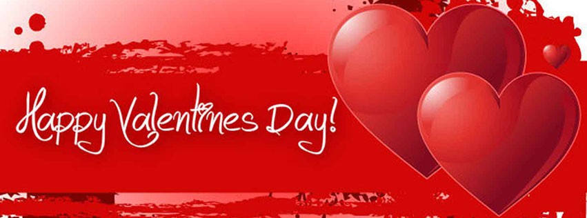Ảnh bìa Happy Valentines Day! vô cùng đẹp mắt