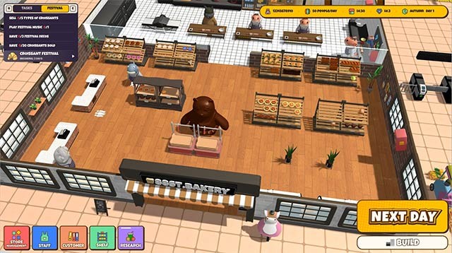 Tuyển dụng nhân viên, trang trí cửa hàng và phát triển kinh doanh