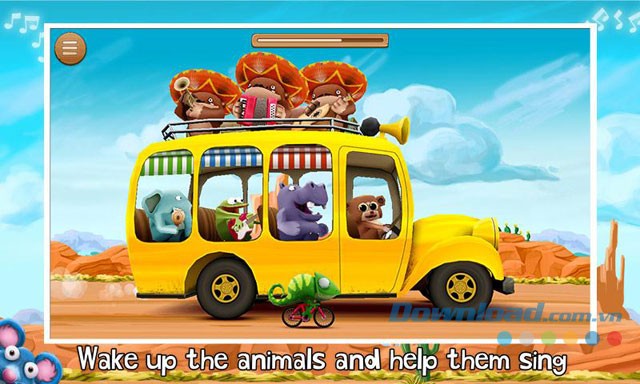 Đánh thức những con vật và giúp chúng cất lên tiếng hát